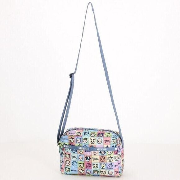 Lesportsac Osamu Goods Checkered Flag Crossbody Shoulder Bag Cute Gift - Picture 5 of 6